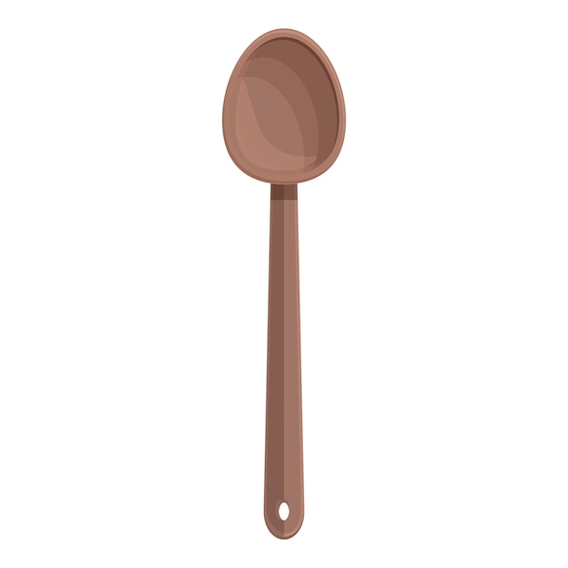 Vector cooking spoon icon cartoon vector kitchen spatula food tool