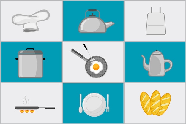 Vector cooking symbol for logo icon