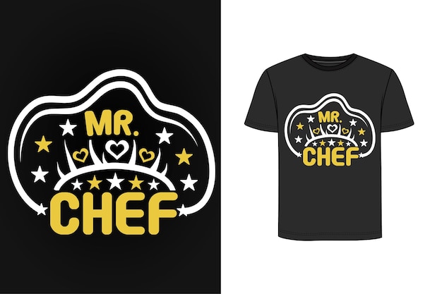 Vector cooking t shirt design