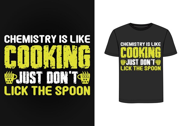 Vector cooking t shirt design
