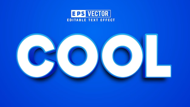 Cool 3d Editable Text Effect Vector With Background