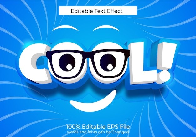 Cool 3D Text Effect Editable Cartoon 3d Text Effect