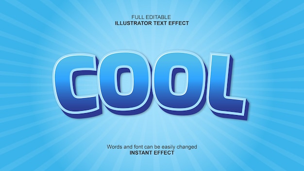 Cool comic text effect