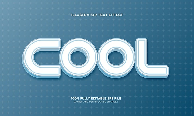 Cool editable text effect