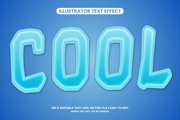 Cool editable text effect