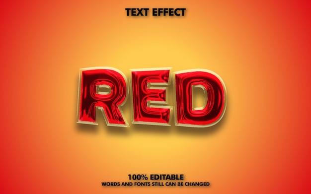 Vector cool full color text effects