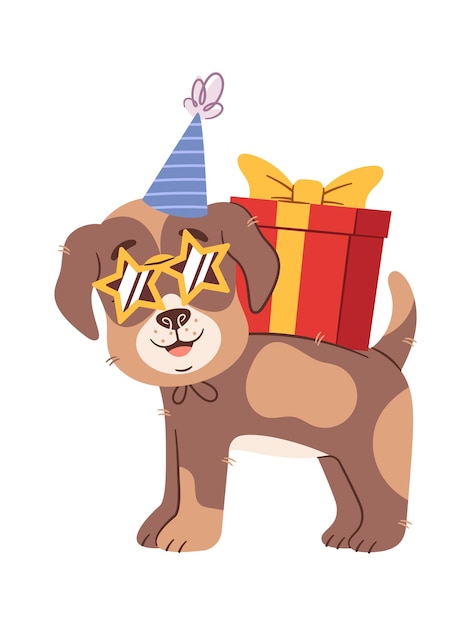 멋진 생일 개 선물