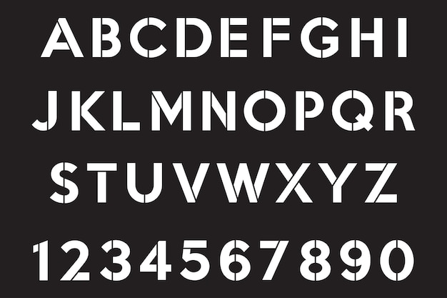 Cool hoog gedetailleerd komisch lettertype alfabet