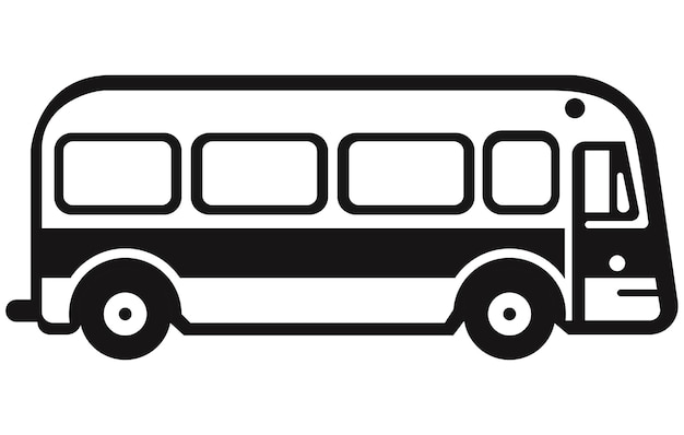 Cool modern flat design public transport