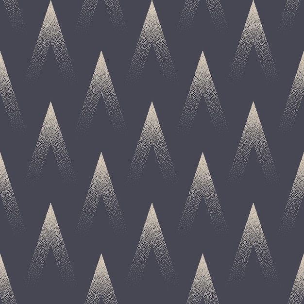 Vector cool sharp spikes geometrisch naadloos patroon vector trendy abstracte achtergrond