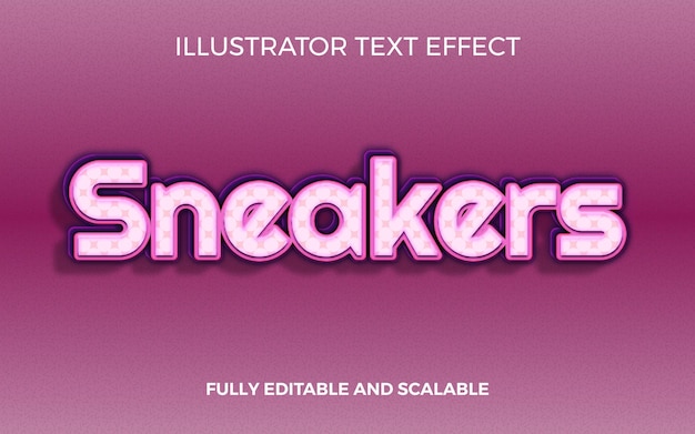 Cool Sneakers Title Text Effect