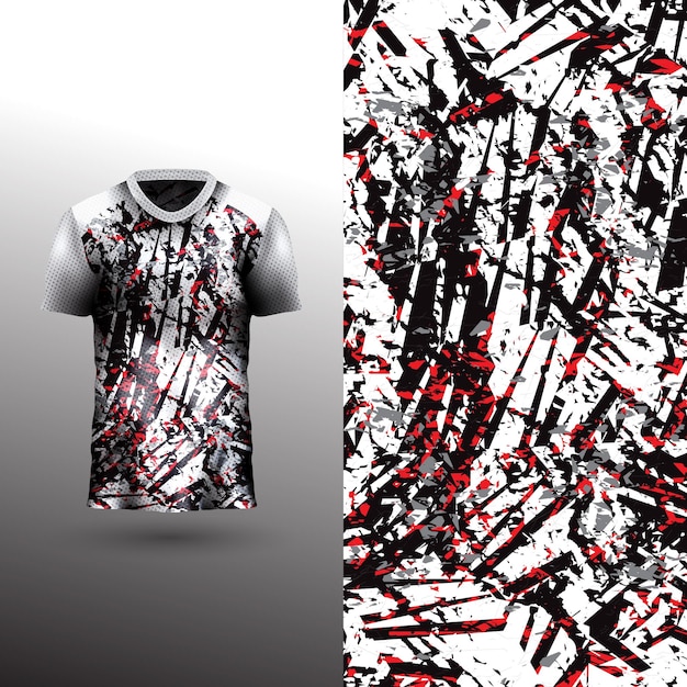 Cool sports jersey design on abstract background