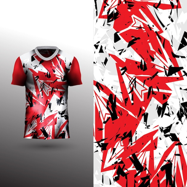 cool sports jersey design on abstract background