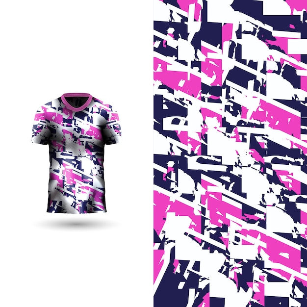 Cool sports jersey design on abstract background