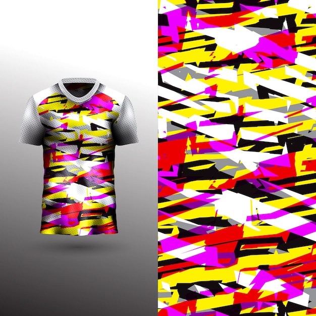 cool sports jersey design on abstract background