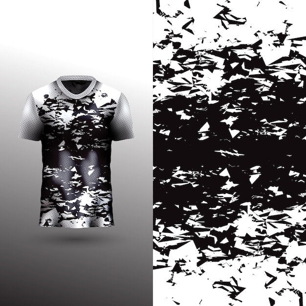 cool sportshirtontwerp op abstracte achtergrond