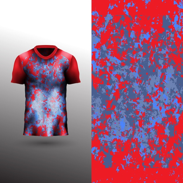 Cool sportshirtontwerp op abstracte achtergrond