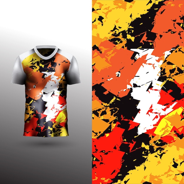 cool sportshirtontwerp op abstracte achtergrond