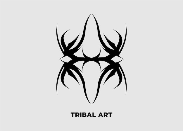 cool symmetrical tribal motif