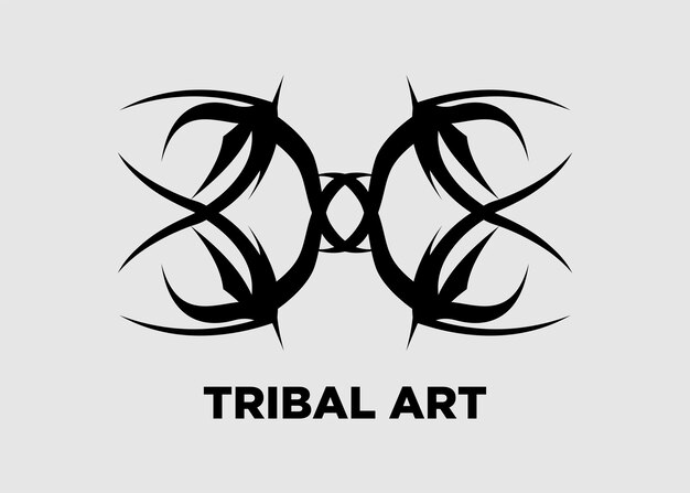 cool symmetrical tribal motif