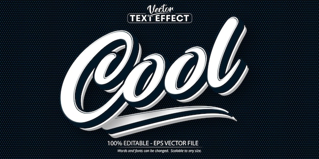 Cool text, minimalistic style editable text effect