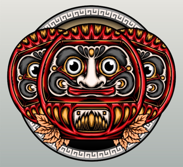 Coole daruma-poppen.