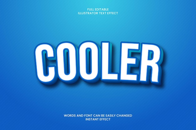 Cooler text effect