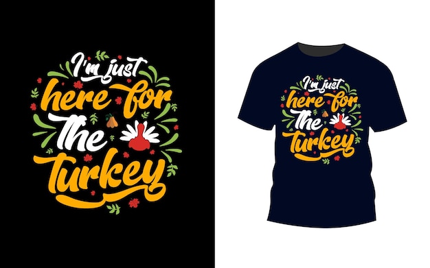 Cooles turkey groovy style thanksgiving typography tshirt design