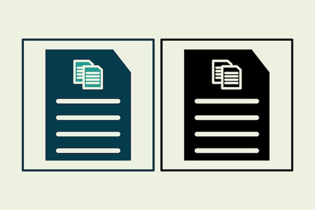 Copy Document icon icon related to UI elements suitable for web site app user interfaceselement printable etc solid icon style simple vector design editable
