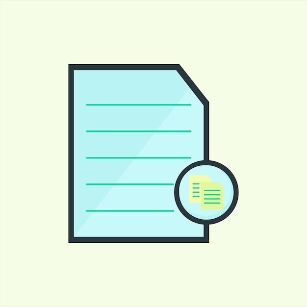 Copy file icon icon related to design elements suitable for web site app user interfaceselement printable etc flat icon style simple vector design editable