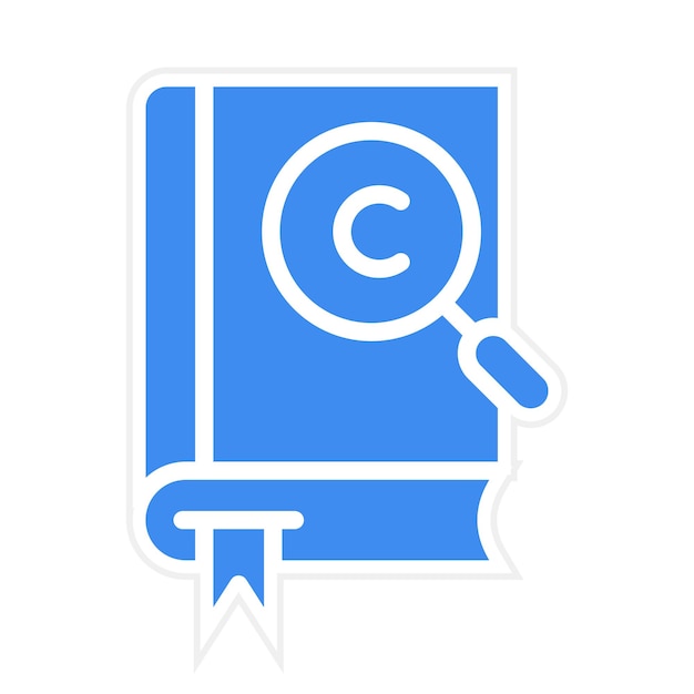 Copyright icon vector afbeelding kan worden gebruikt voor literatuur