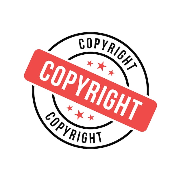 Copyright Stamp Copyright Grunge Round Sign