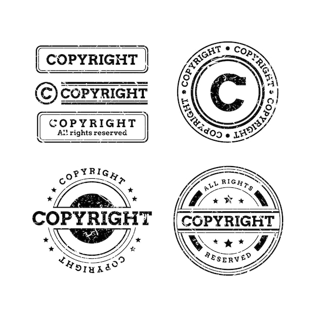 Copyright stamps collection