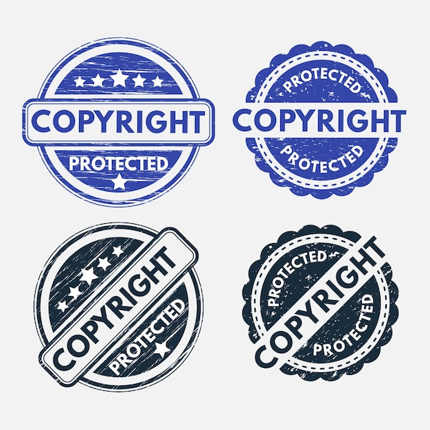 Copyright stamps collection