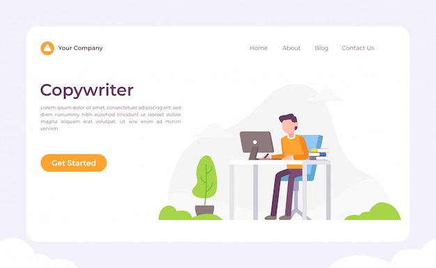 Copywriter Landing Page