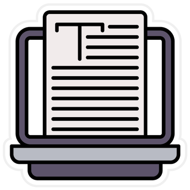 Copywriting icoon vector afbeelding Kan worden gebruikt voor marketing