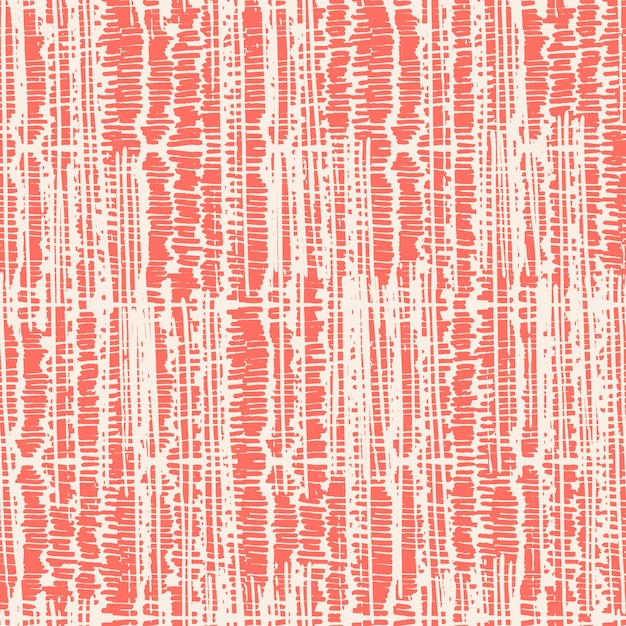 Coral and White tie dye seamless pattern.  Shibori seamless print. Watercolor hand drawn batik.  Handmade watercolour shirt tie dye pattern. Japan traditional tile. Salmon and Beige shibori.