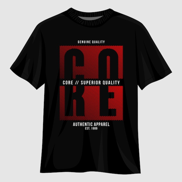 Core t shirt design