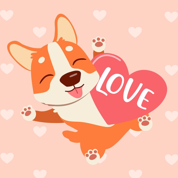 Corgi love you