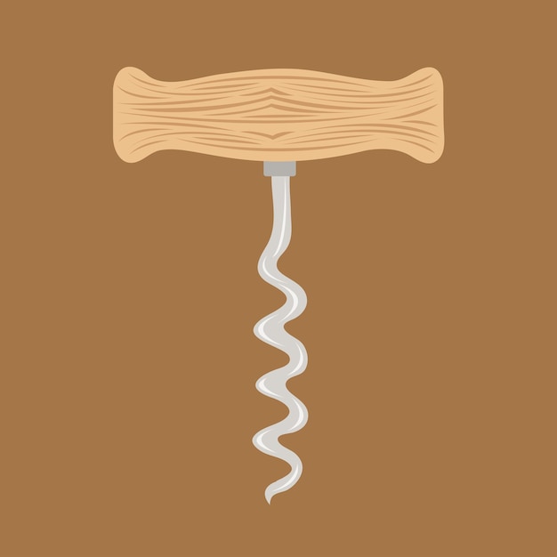 Corkscrew vector illustration