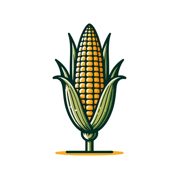 Vector corn ai generated image