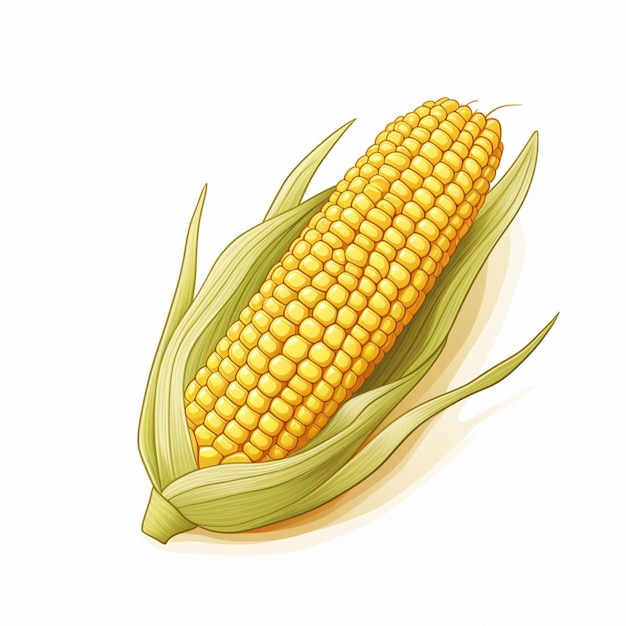 Corn cartoon vector