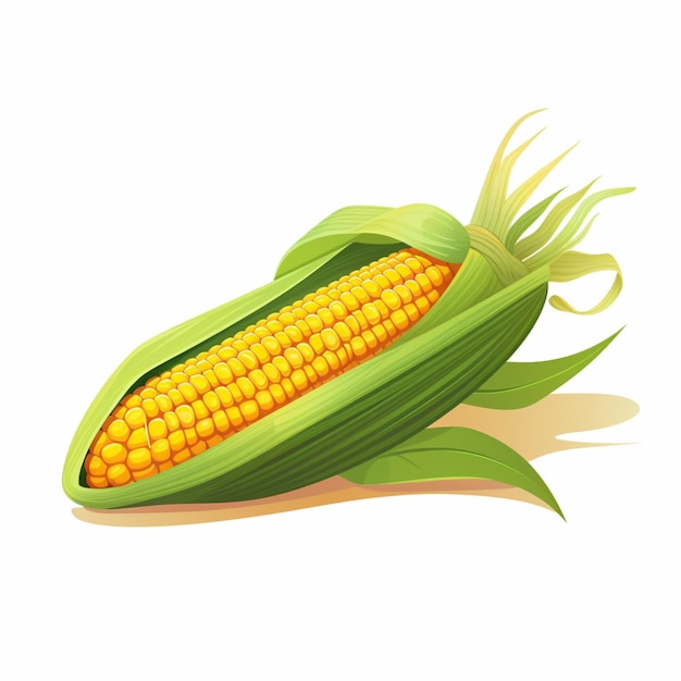 Vector corn cartoon vector