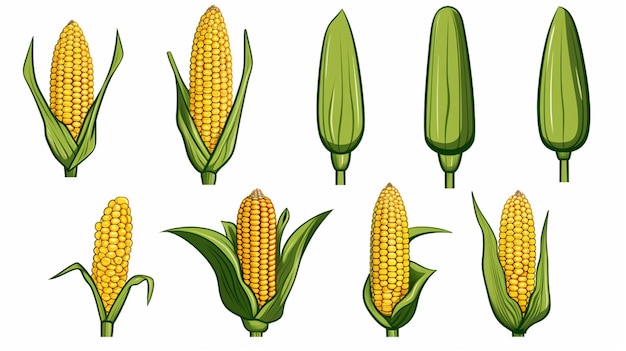 Corn clipart vector