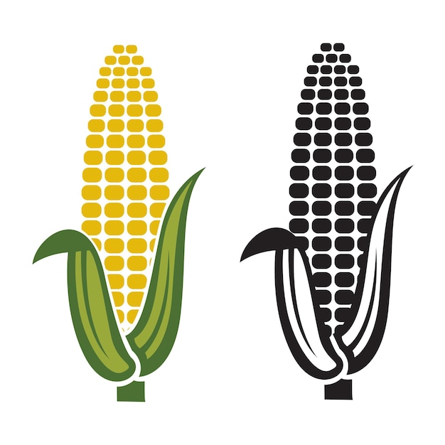Icone di pannocchie di mais