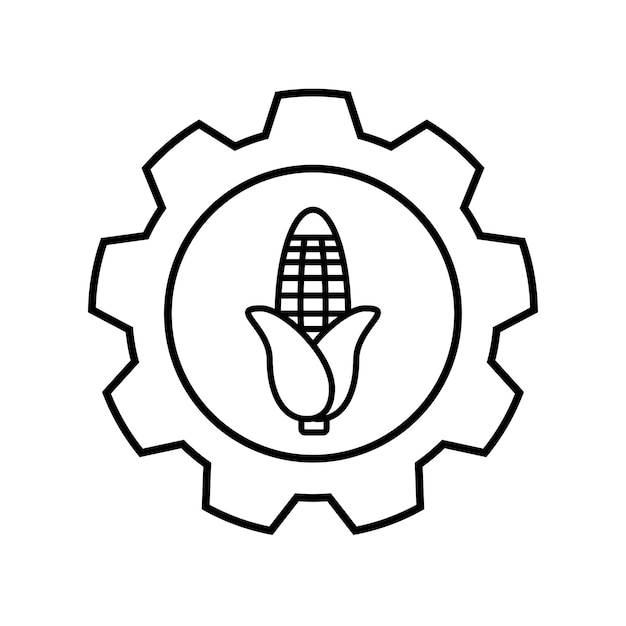 Corn icon template