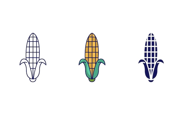 Vector corn icon
