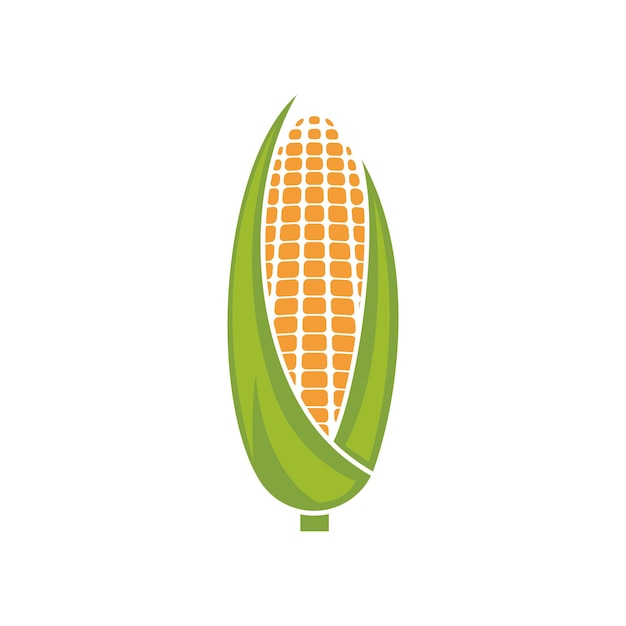 corn logo illustration vector