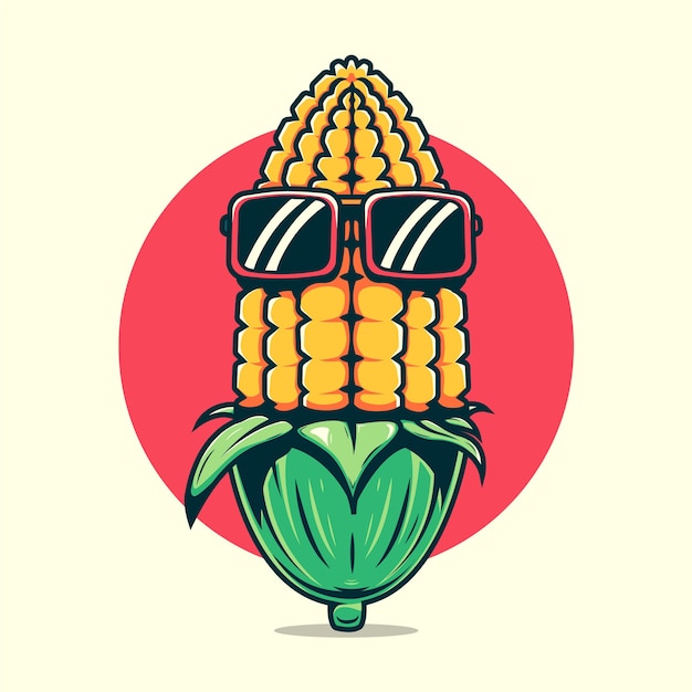 Vector corn using glasses