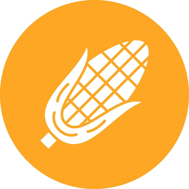 Corn Vector Illustration Style